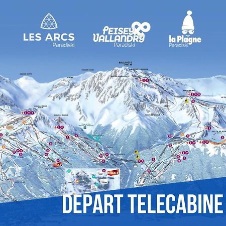 Elegant Et Moderne Avec Vue Montagne Au Coeur De Paradiski - Garage - 8Pers - 90M2 - Sabaudinha La Plagne Exterior photo